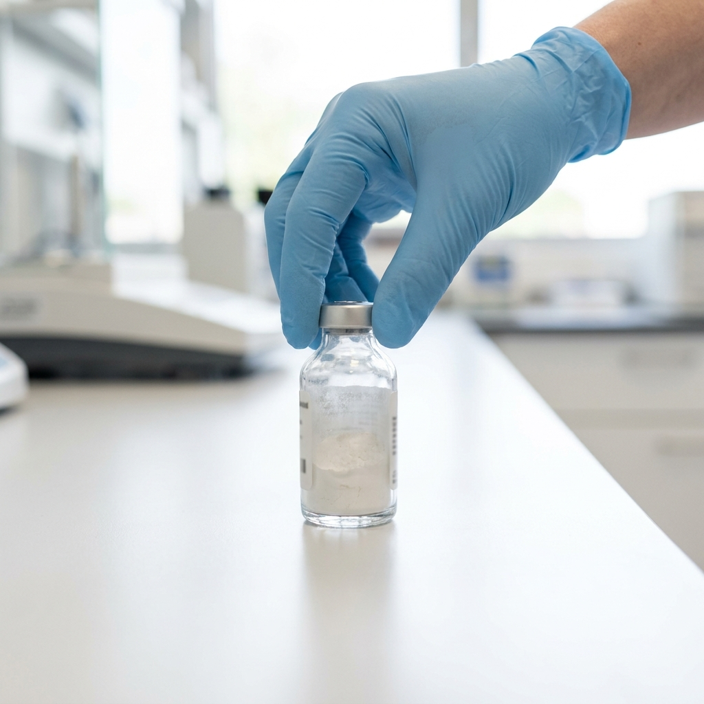 Peptide vial
